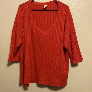 Faded Glory red sweater